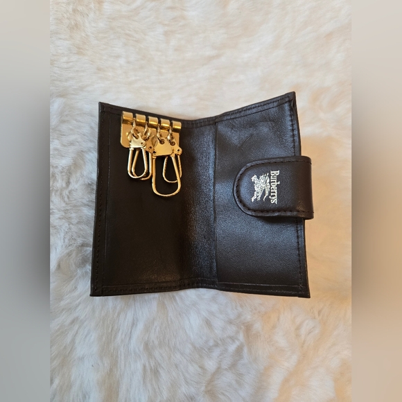 Burberry Tan and Brown Checkered Key Case - Picture 7 of 14